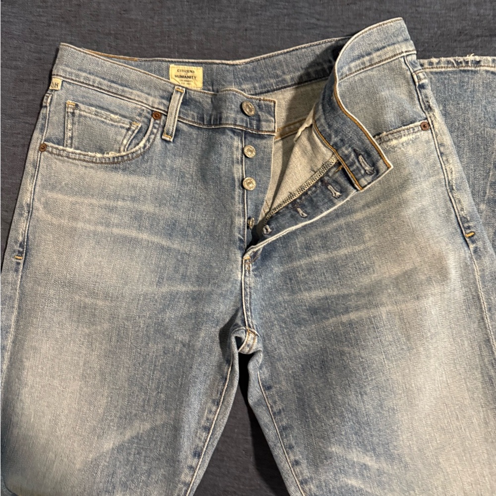 Citizens Of Humanity Blue Emerson Boyfriend Jeans Classic Denim